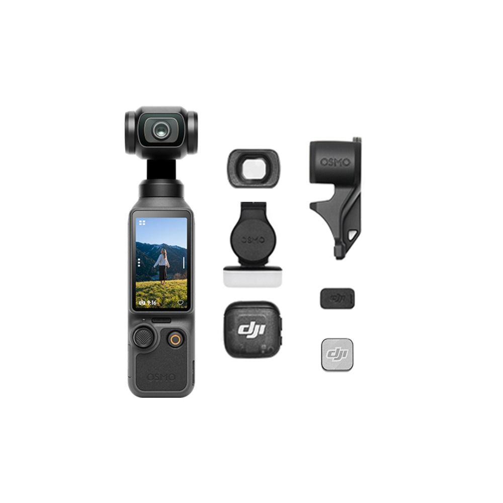 DJI Osmo Pocket 4 Creator Comb 4K Gimbal Camera w/ Rotatable Touch Screen - Image 1