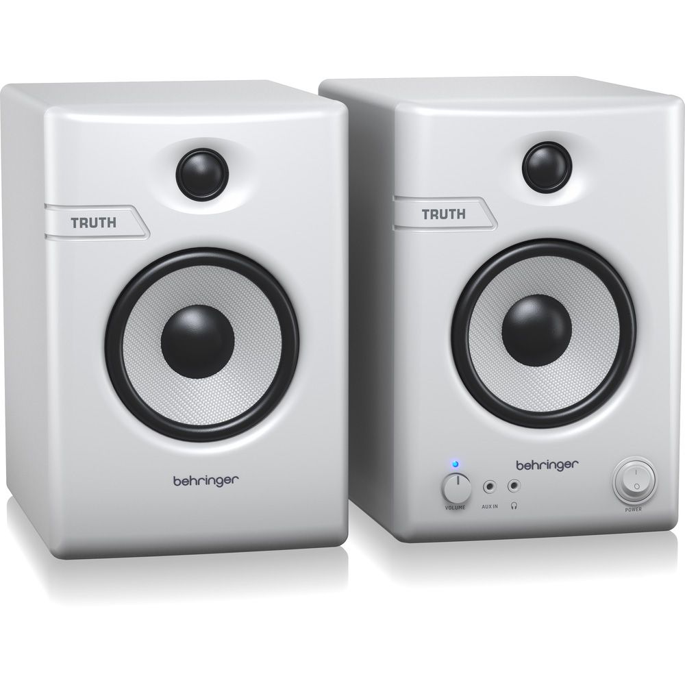 Behringer TRUTH 4.5" Studio Monitors w/ Advanced Waveguide Technology (White) - Image 1