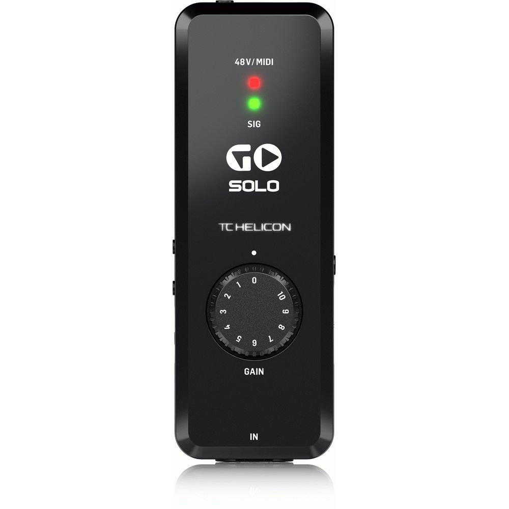 TC Helicon Go Solo High-Definition Audio/MIDI Interface for Mobile Devices - Image 1