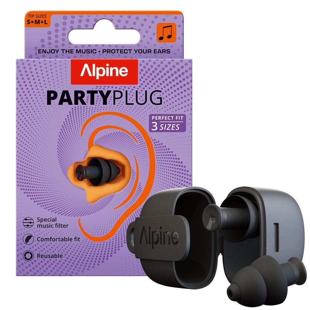 Alpine Partyplug Earplugs 2025 Edition (Black) - Image 1