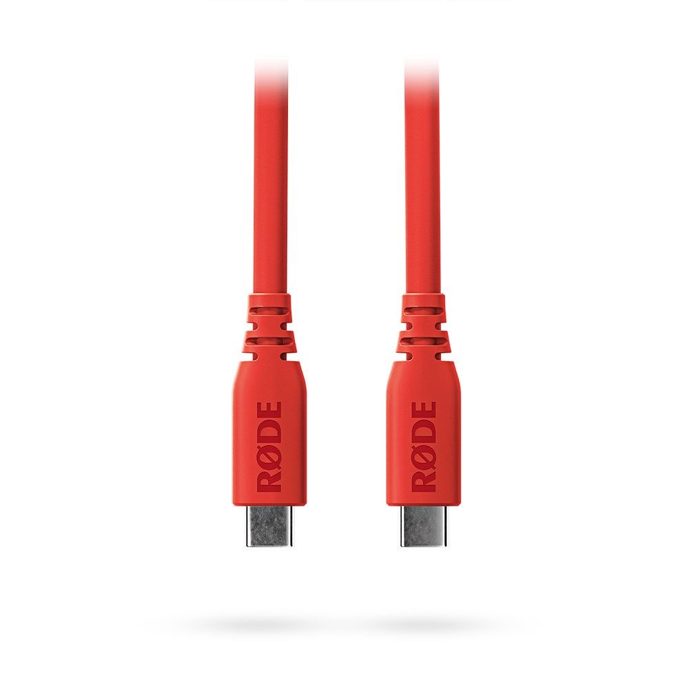 Rode SC27 SuperSpeed USB-C to USB-C Cable (Red) - 2m - Image 1
