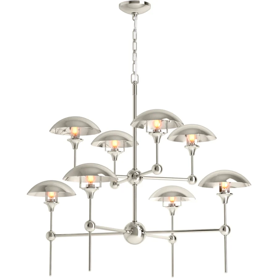 Kohler Lighting Vorleigh 26" Wide 8 Light Adjustable Dome Chandelier - Image 1