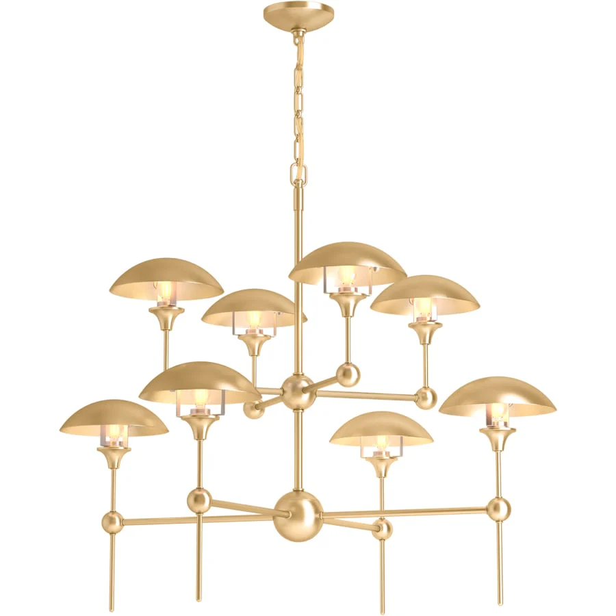 Kohler Lighting Vorleigh 26" Wide 8 Light Adjustable Dome Chandelier - Image 2