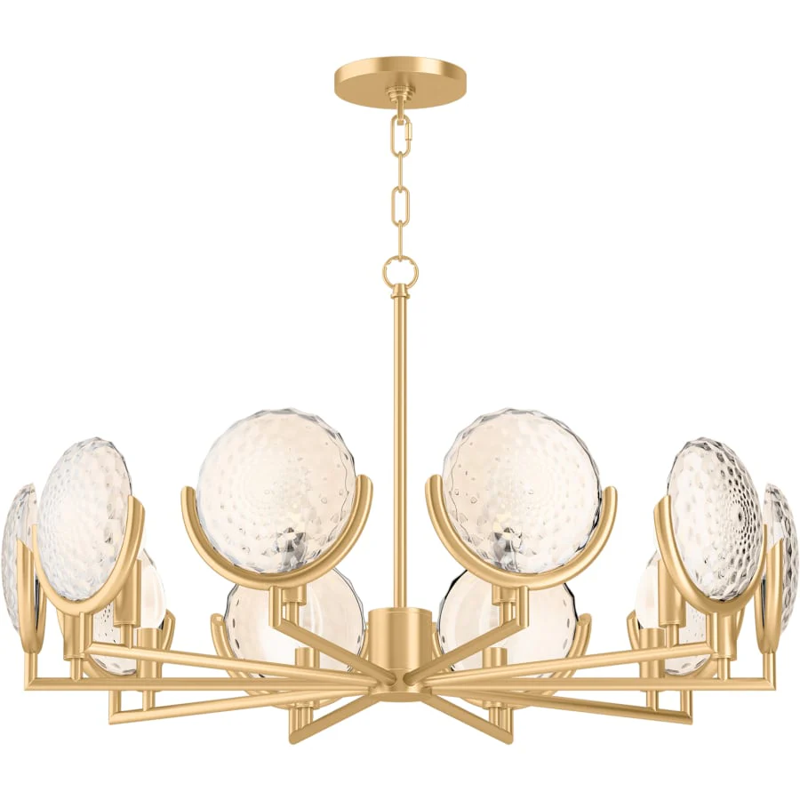 Kohler Lighting Arendela 30" Wide 10 Light Chandelier with Briolette Faceted Glass - Image 2