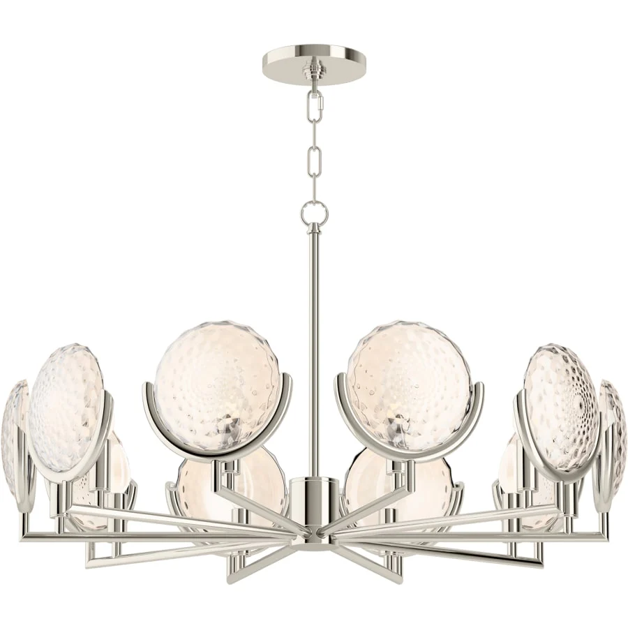 Kohler Lighting Arendela 30" Wide 10 Light Chandelier with Briolette Faceted Glass - Image 1