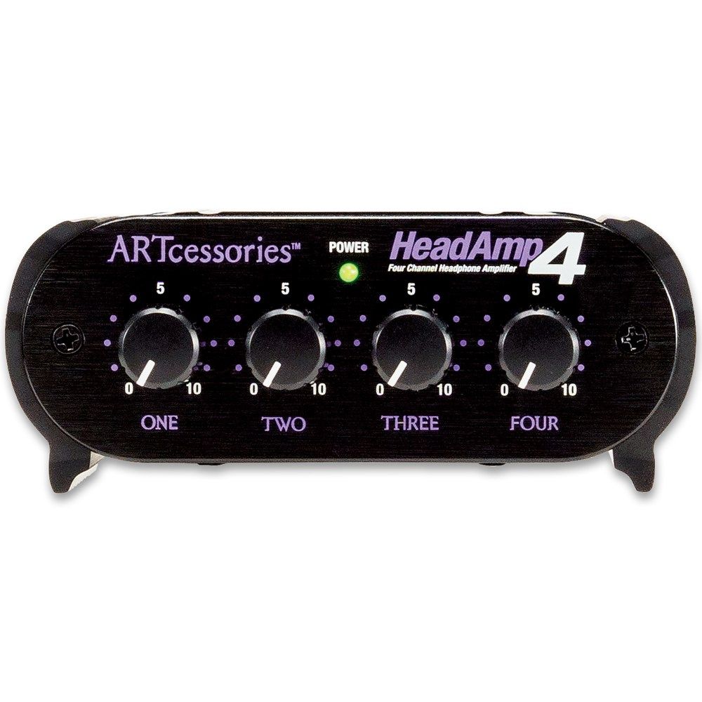 ART Pro Audio HeadAMP 4 8-Output Stereo Headphone Amp - Image 1
