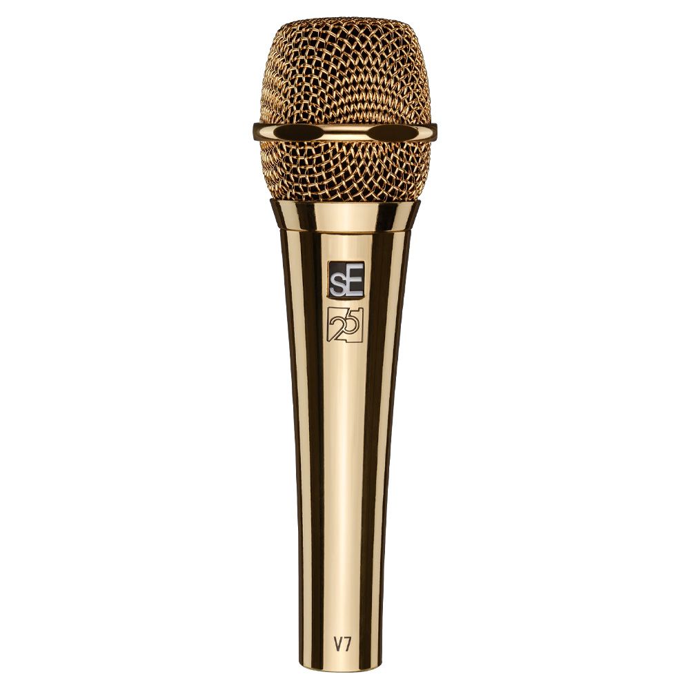 sE Electronics V7 Anniversary Edition Supercardioid Handheld Mic (Gold) - Image 1