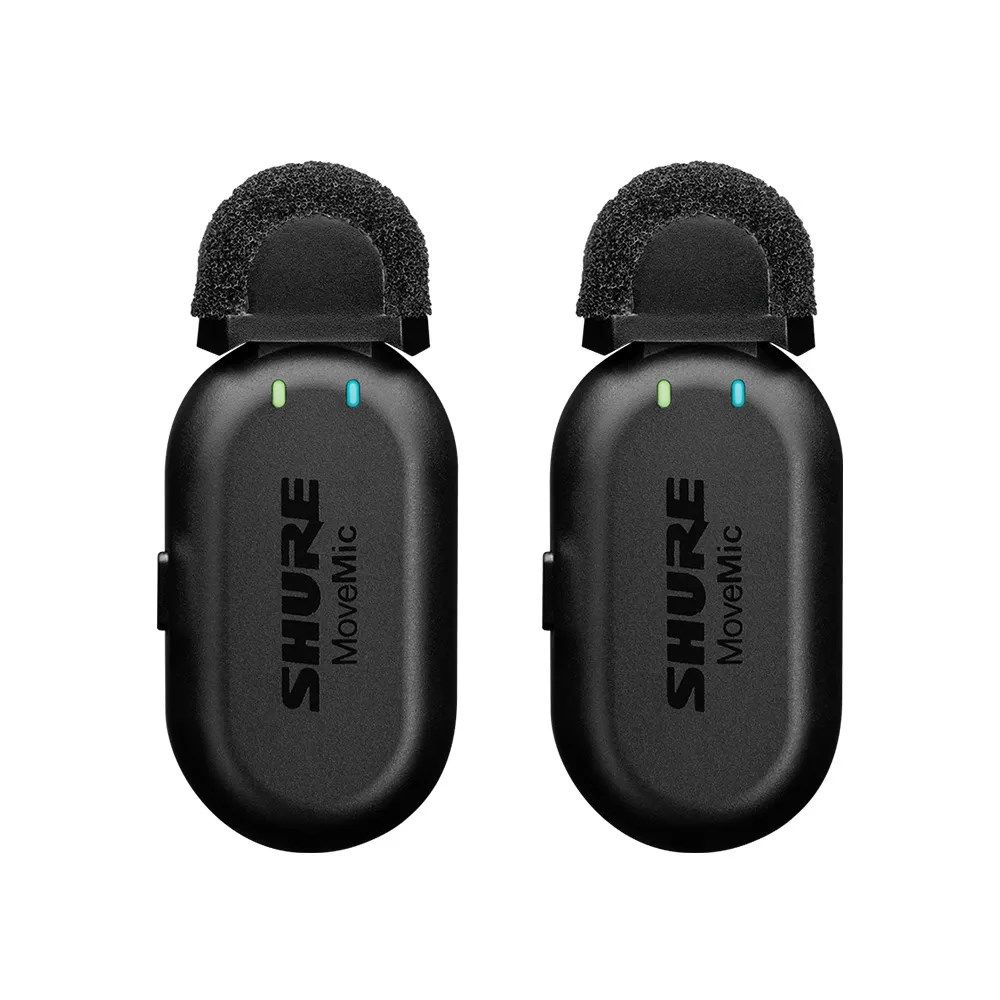 Shure MoveMic Two 2 Person Clip-On Wireless Microphone System for Mobile Devices - Image 1