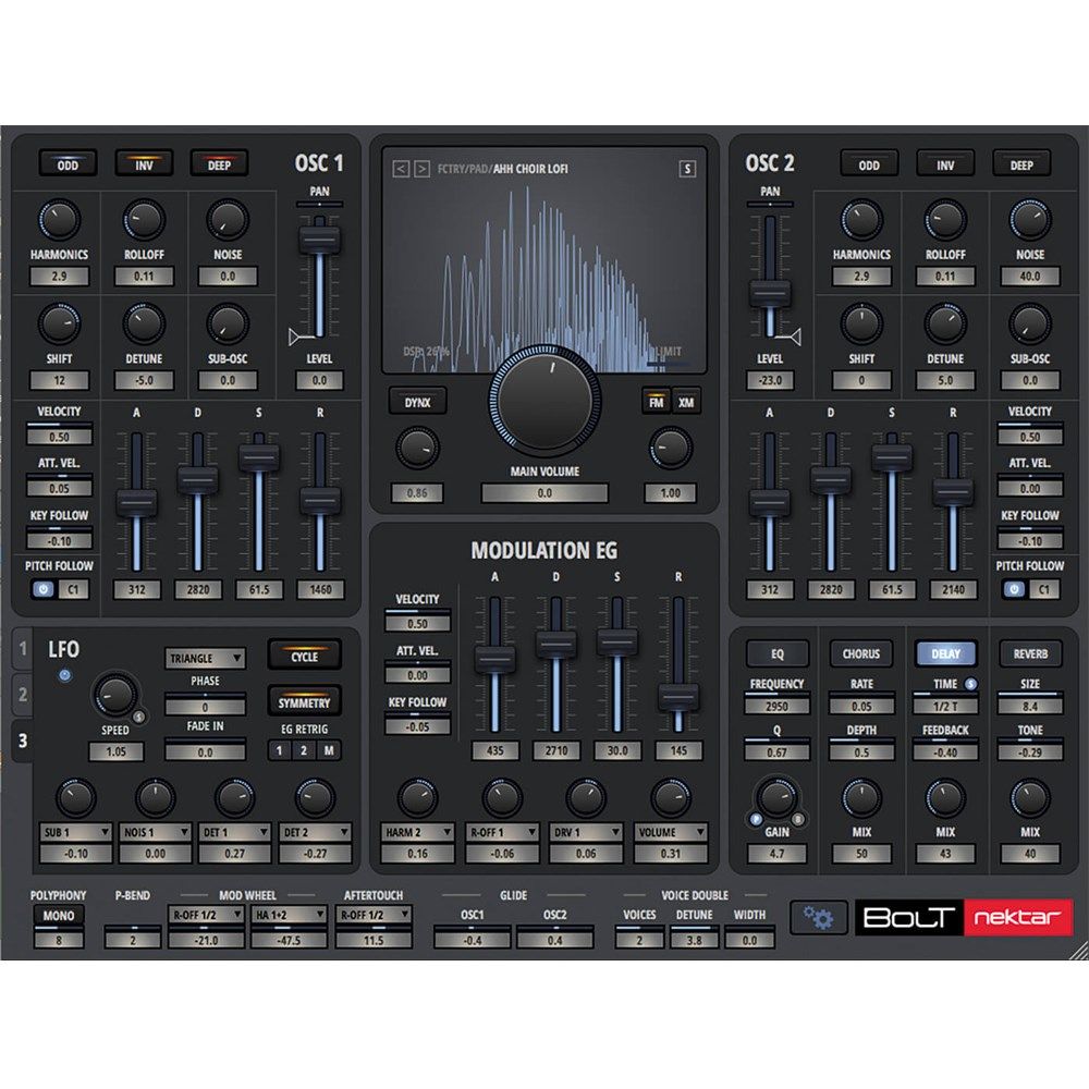Nektar Bolt Harmonics Software Synthesiser Plugin (eLicense) - Image 1