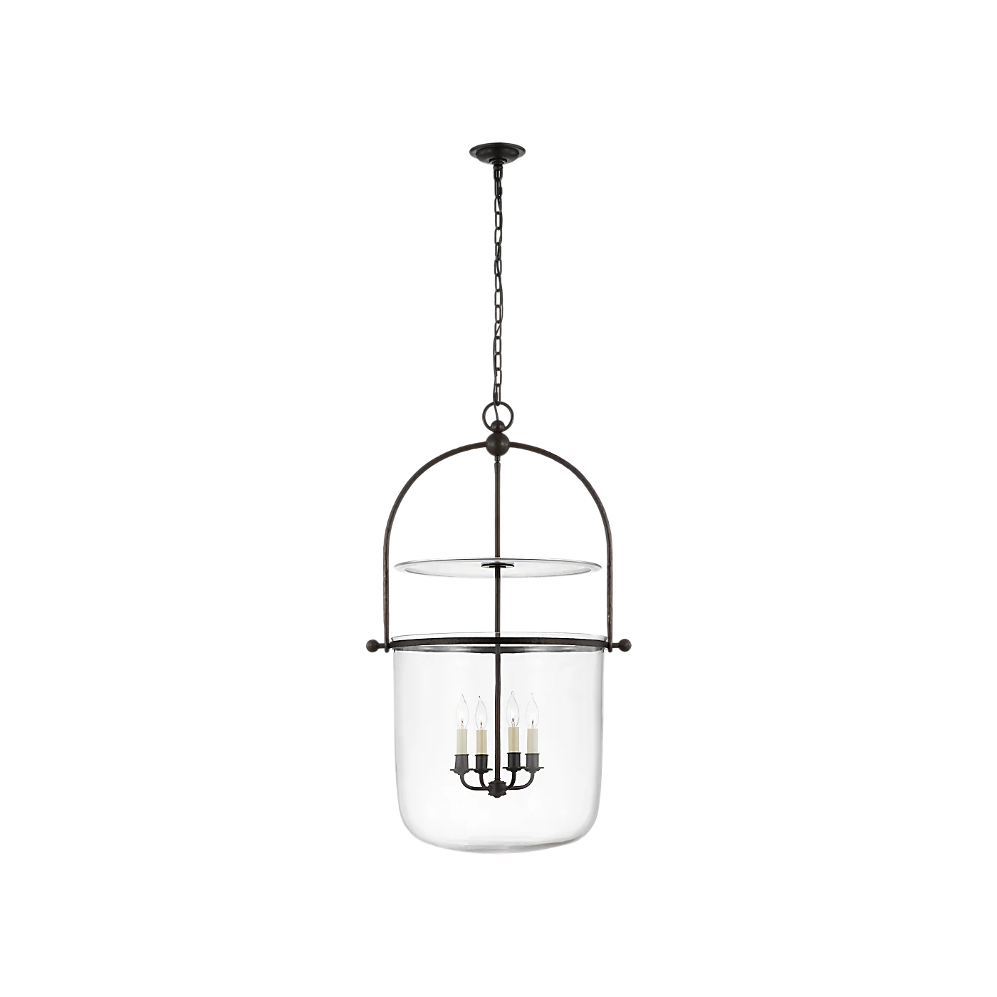 Lorford Large Smoke Bell Lantern - Image 1