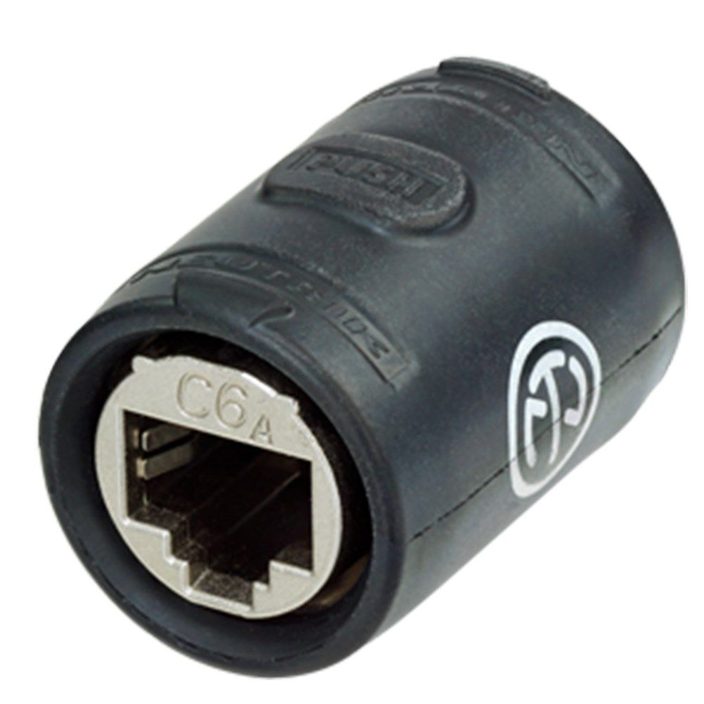 Neutrik NE8FFX6-W Cat6A Feedthrough Coupler for Cable Extensions - Image 1