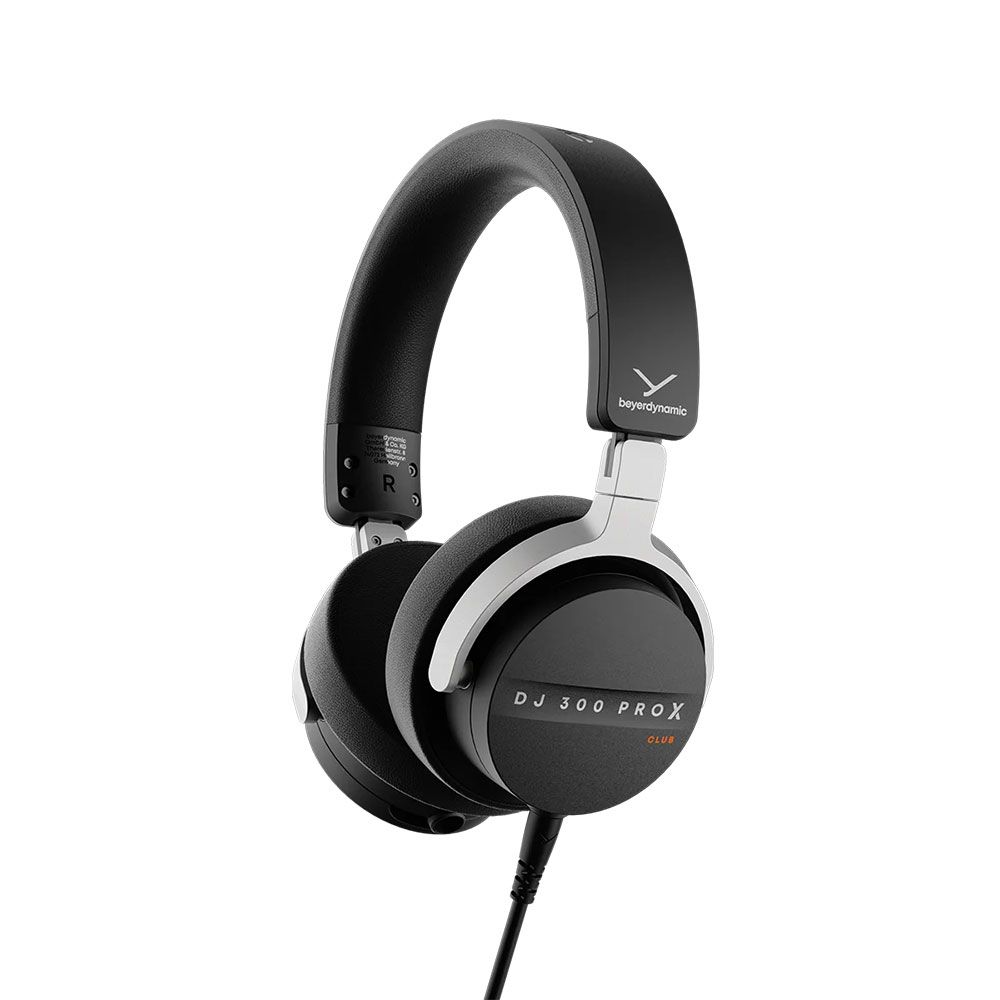 Beyerdynamic DJ 300 Pro X Club Professional 2-in-1 DJ Headphones (Black/Silver) - Image 1
