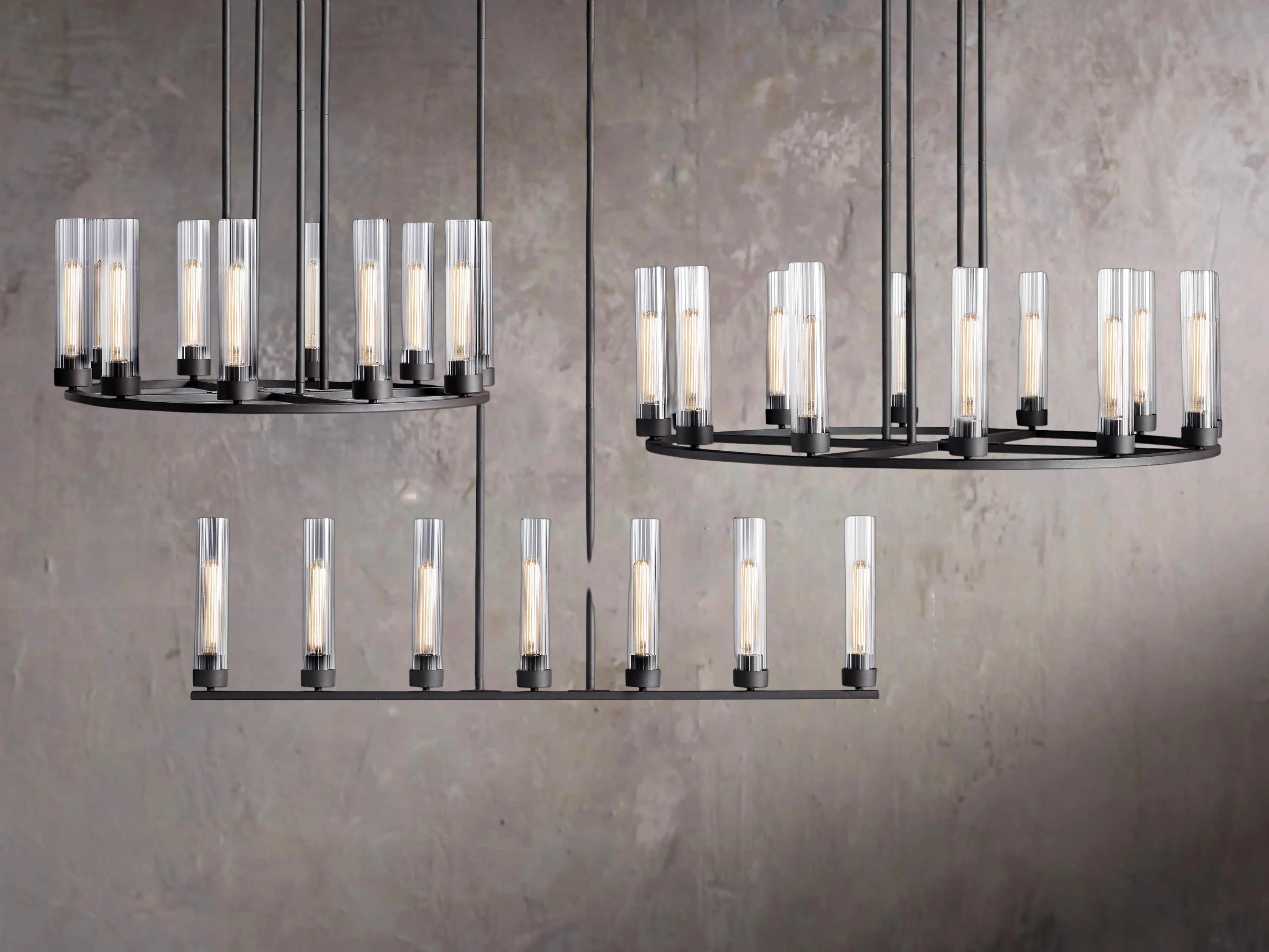 Andreas 10-Light Round Pendant Light Fixture - Image 2