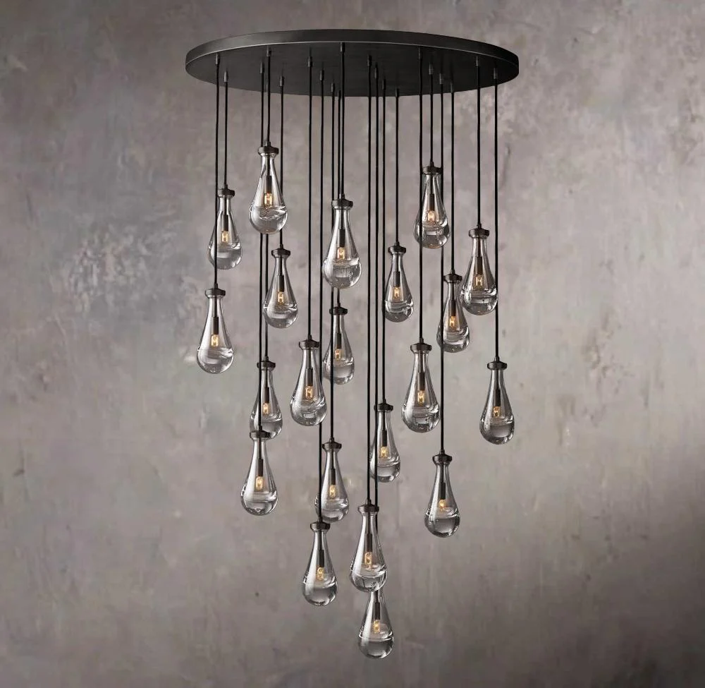 Rainfall Circular Chandelier 47" - Image 3