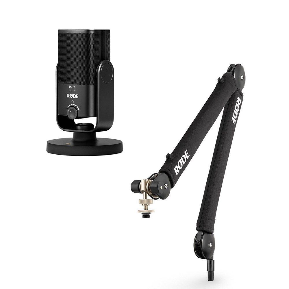 Rode NT-USB Mini Pack w/ NT-USB Mini Compact USB Mic & PSA1+ Professional Boom Arm - Image 1
