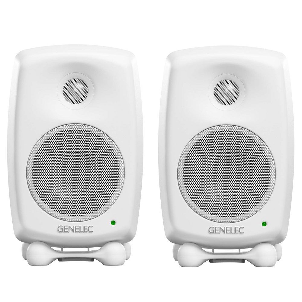 Genelec 8320A SAM 4" Powered Studio Monitor White (Pair) w/ FREE GLM Kit - Image 1