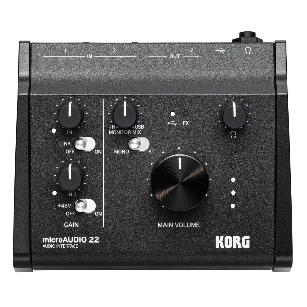 Korg MicroAudio 22 2-Input/ 2-Output USB Audio Interface - Image 1