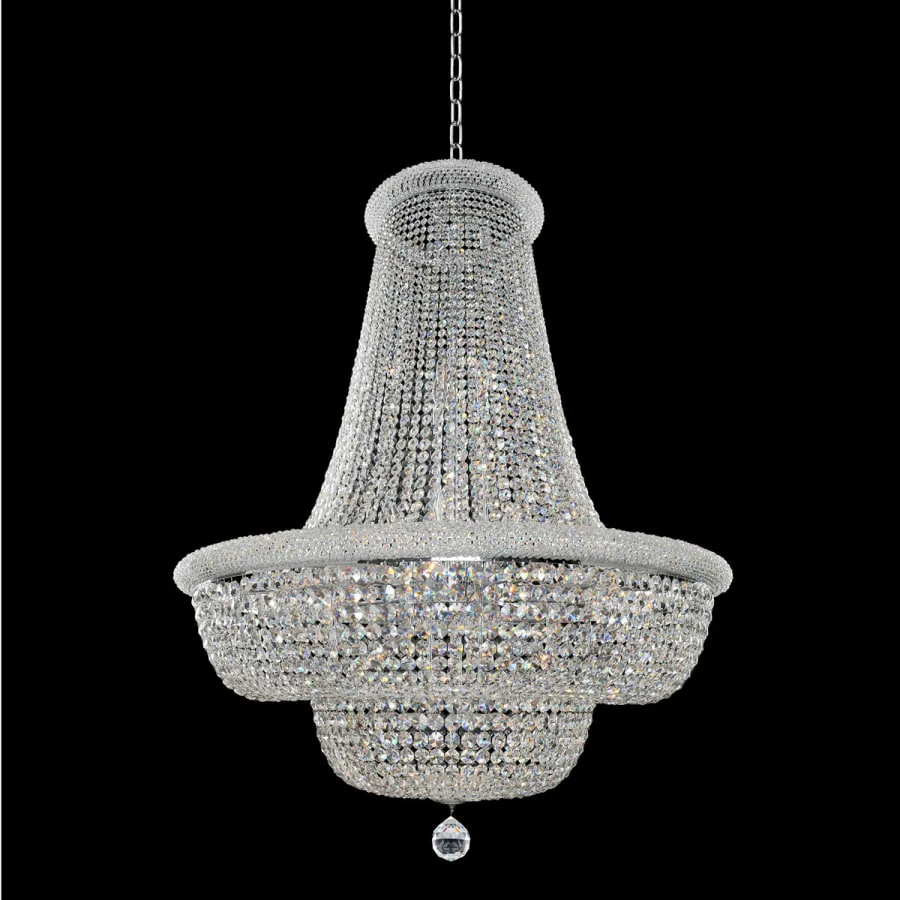 Allegri Napoli 33 Light 42" Wide Empire Chandelier with Crystal Accents - Image 1