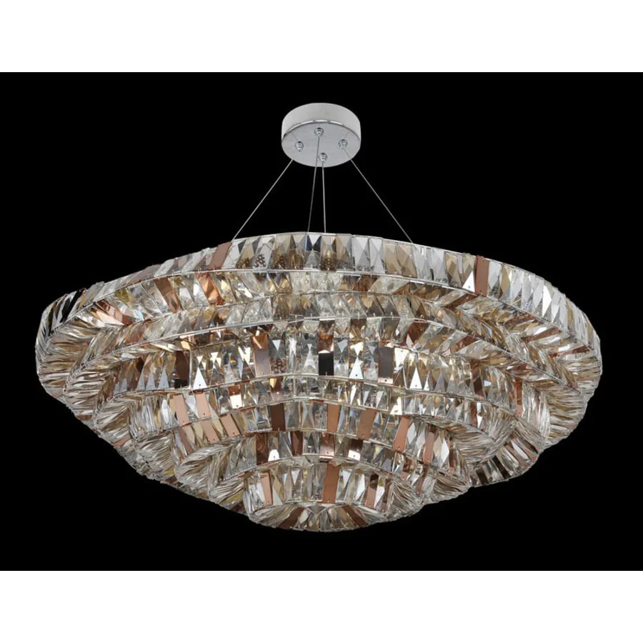 Allegri Gehry 21 Light 39-3/8" Wide Crystal Chandelier - Image 1