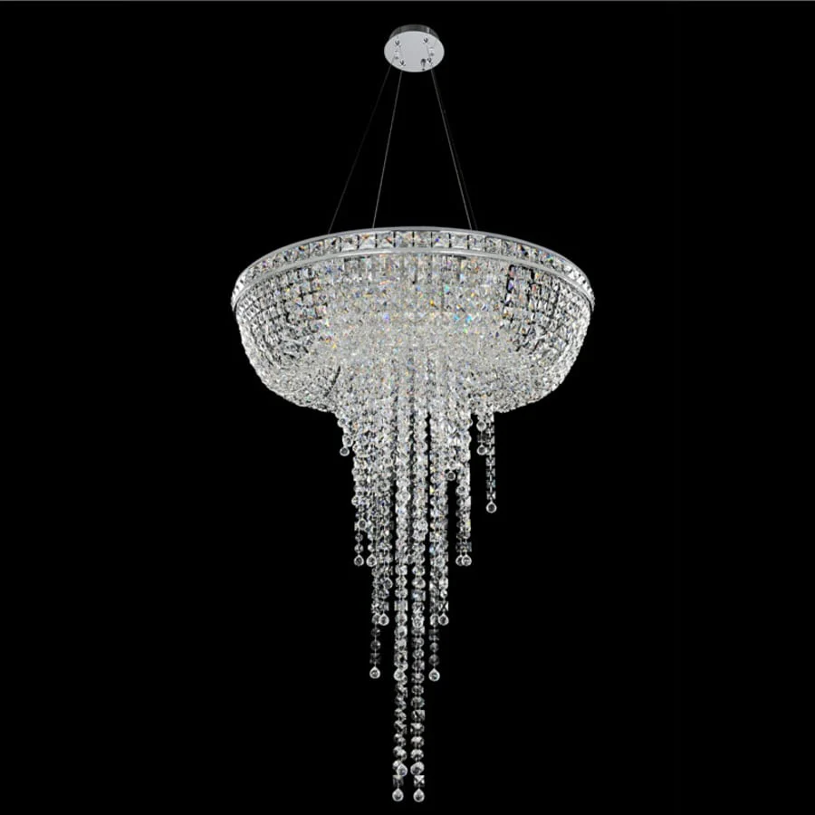 Allegri Cascata 3 Light 32" Wide Crystal Chandelier - Image 1
