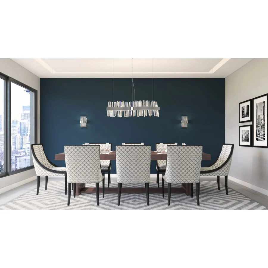 Allegri Glacier 42" Wide LED Linear Chandelier - Image 3