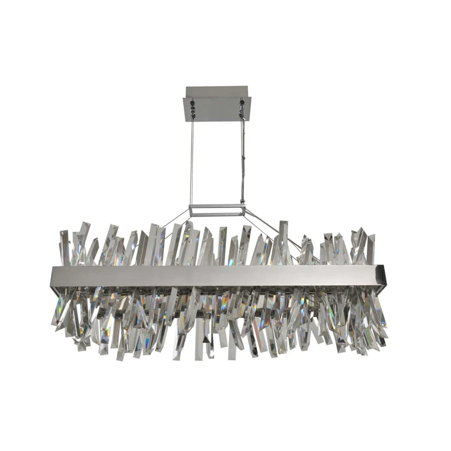 Allegri Glacier 36" Wide LED Linear Chandelier - Image 1