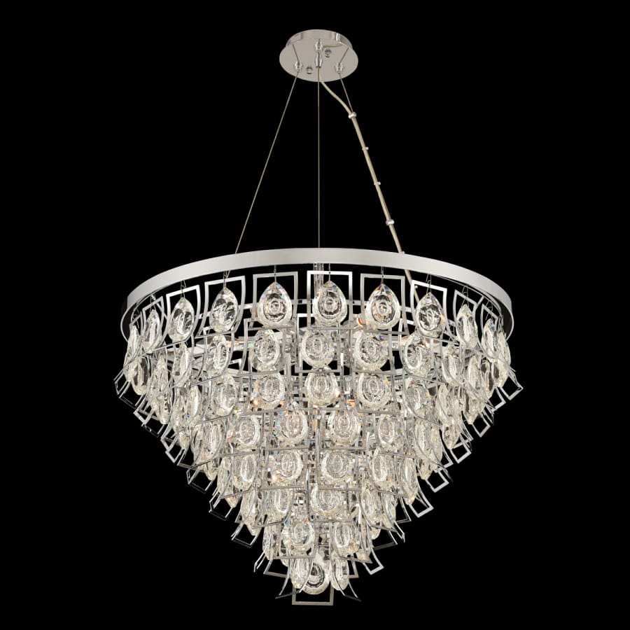 Allegri Carmella 27" Wide Waterfall Chandelier with Firenze Crystal - Image 2