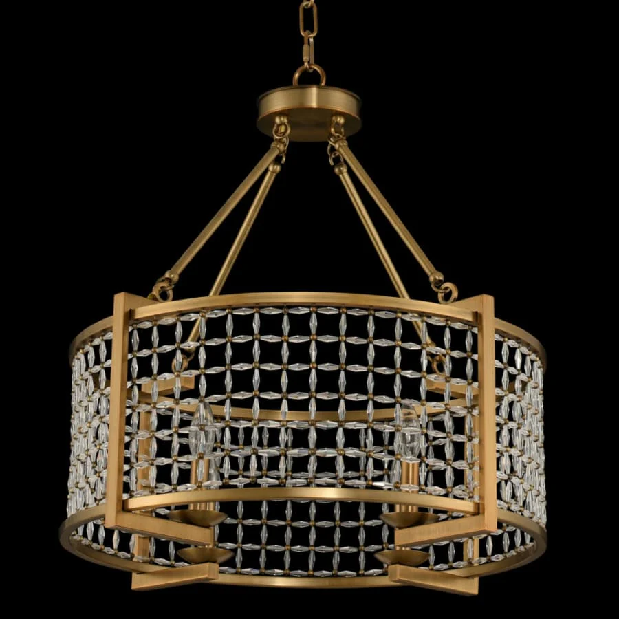 Allegri Verona 24″ Wide Pendant with Firenze Crystal