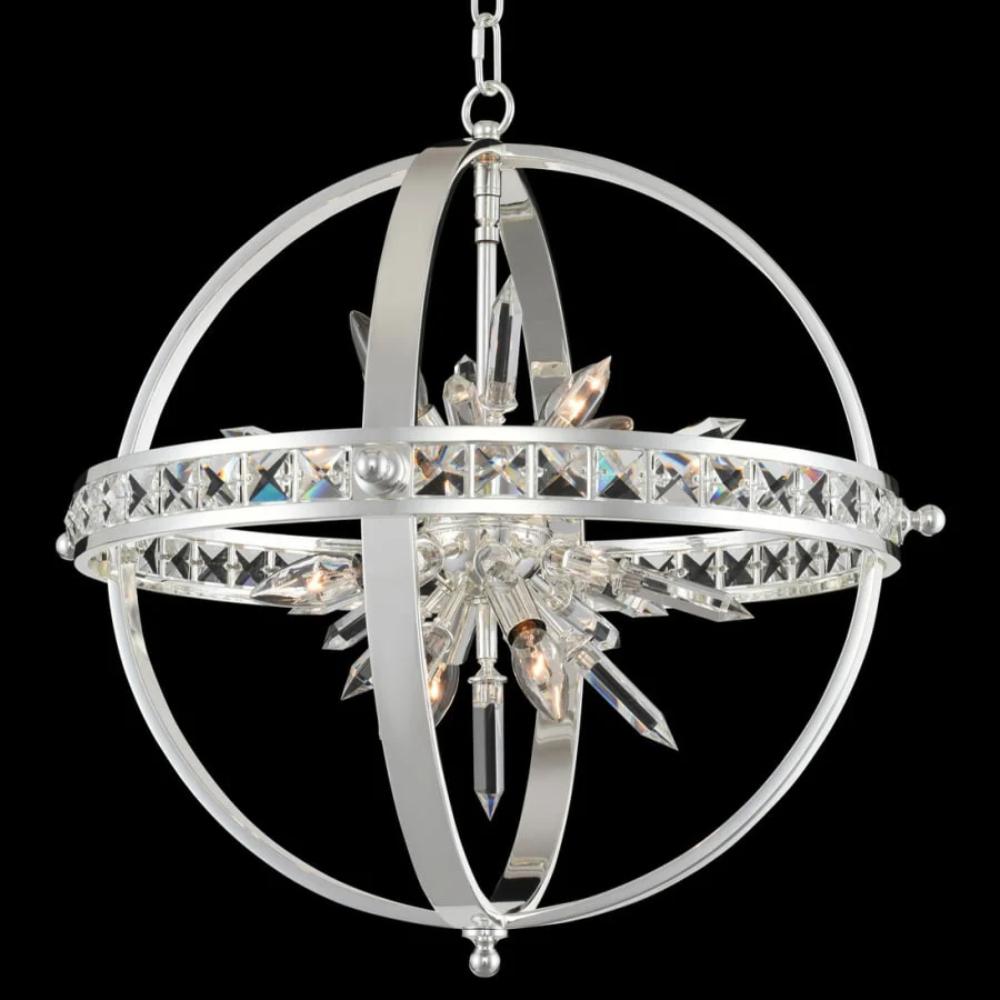 Allegri Angelo 23″ Wide Pendant with Firenze Crystal