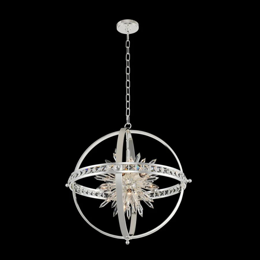 Allegri Angelo 26" Wide Pendant with Firenze Crystal - Image 2