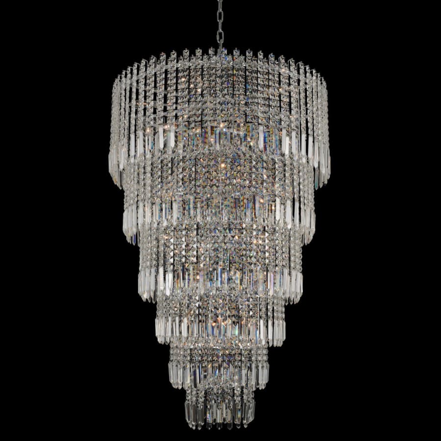 Allegri Pandoro 33" Wide 6 Tier Waterfall Chandelier with Firenze Crystal - Image 1