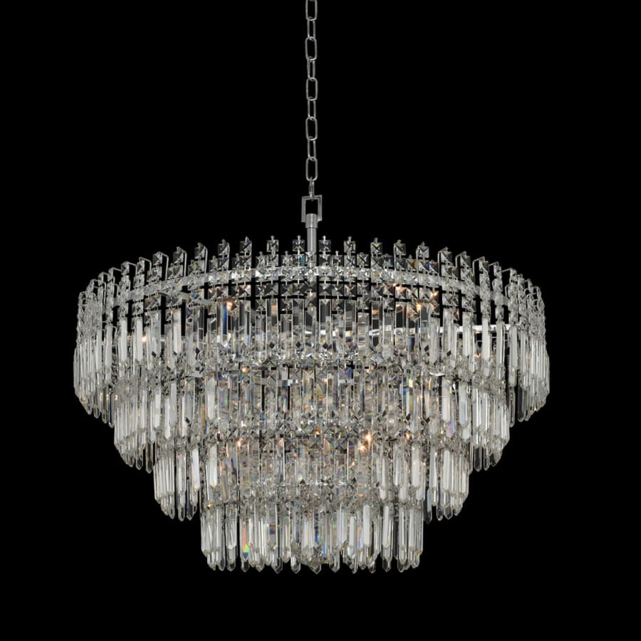 Allegri Pandoro 33" Wide 4 Tier Waterfall Chandelier with Firenze Crystal - Image 1