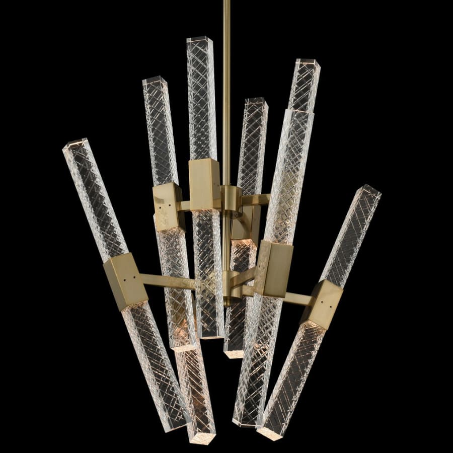 Allegri Apollo 16 Light 26″ Wide LED Abstract Chandelier with Firenze Crystal