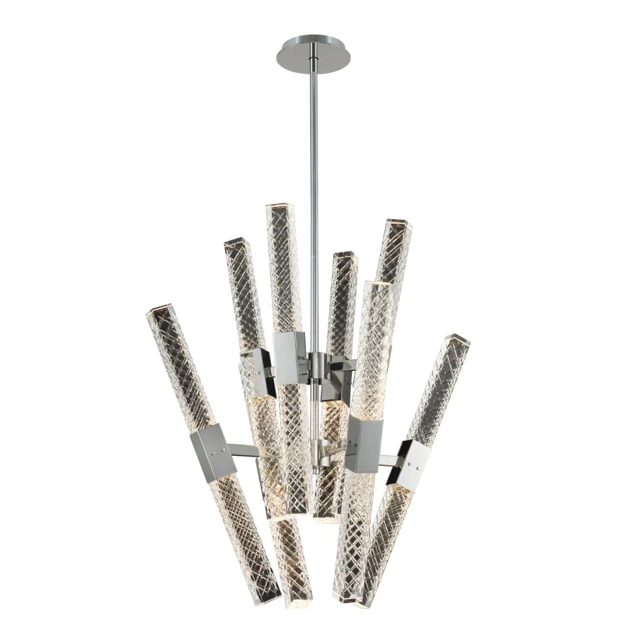 Allegri Apollo 16 Light 26" Wide LED Abstract Chandelier with Firenze Crystal - Image 2