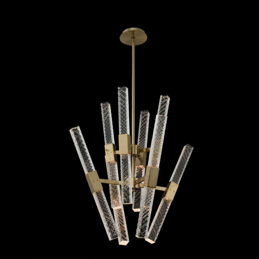 Allegri Apollo 16 Light 26" Wide LED Abstract Chandelier with Firenze Crystal - Image 3