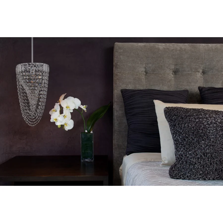 Allegri Mira 26" Wide Pendant with Firenze Crystal - Image 3