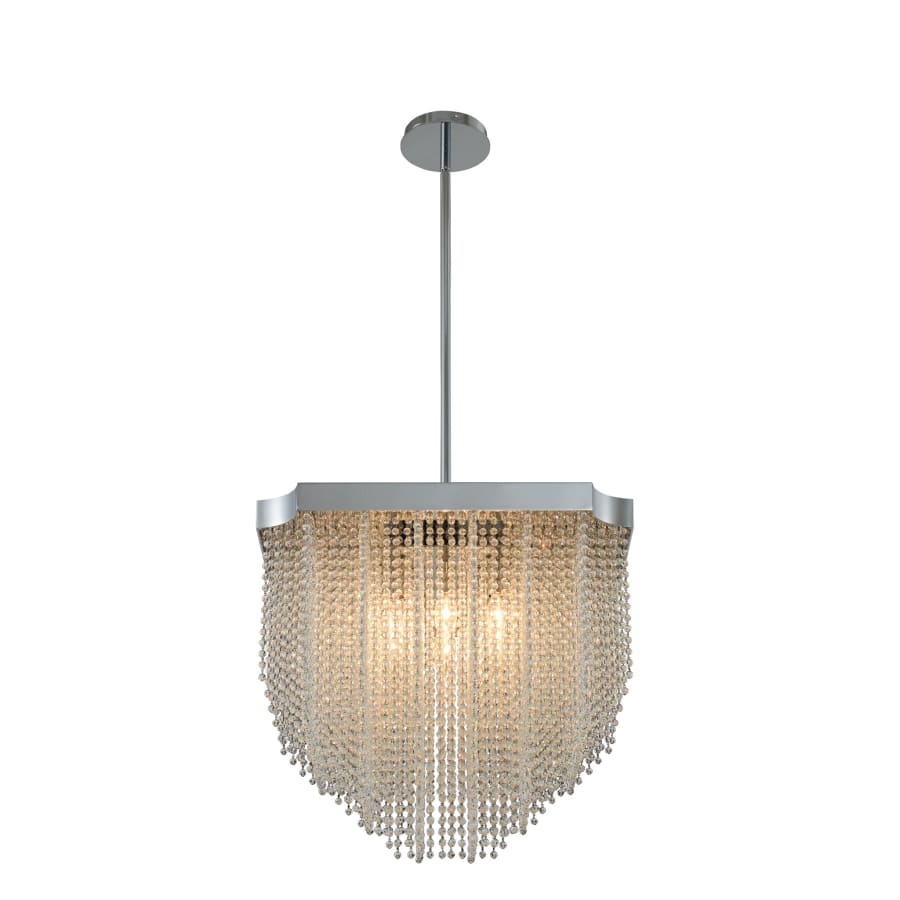 Allegri Tenda 28" Wide Pendant with Firenze Crystal - Image 2