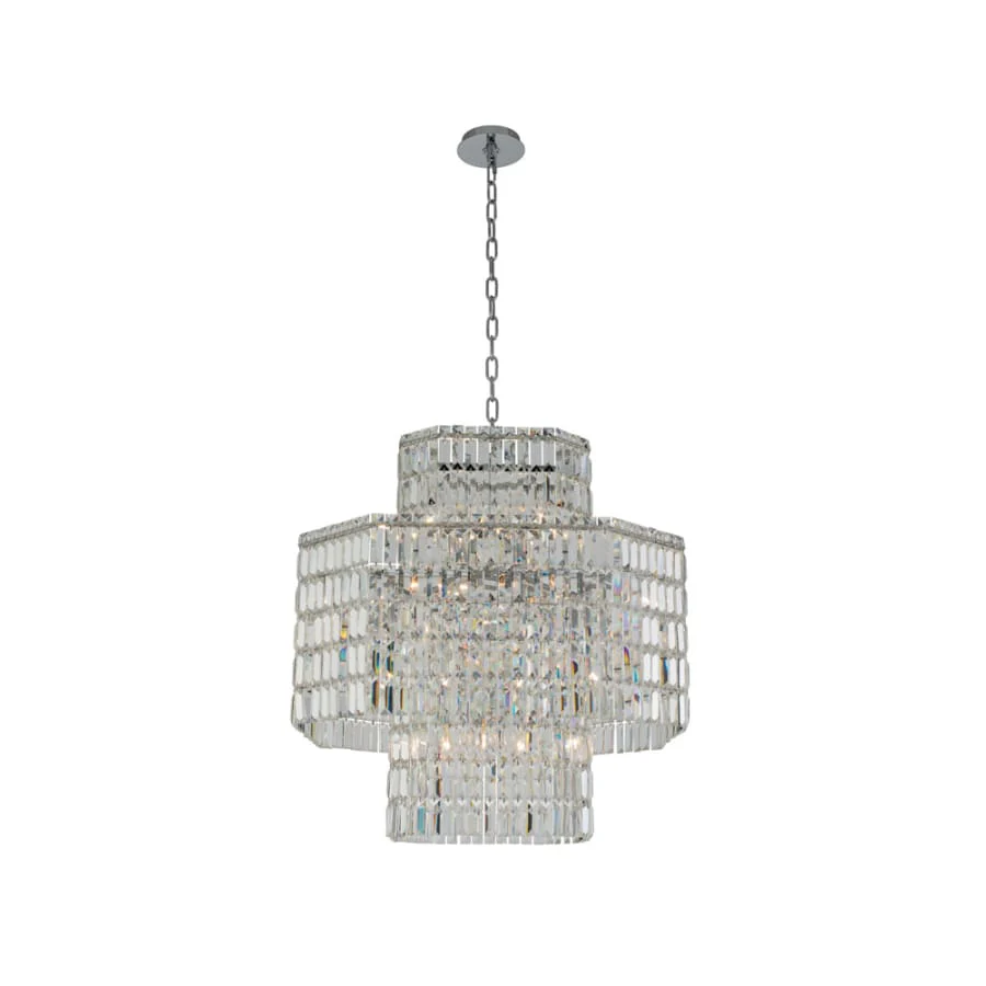 Allegri Livelli 16 Light 33" Wide Crystal Pendant - Image 2