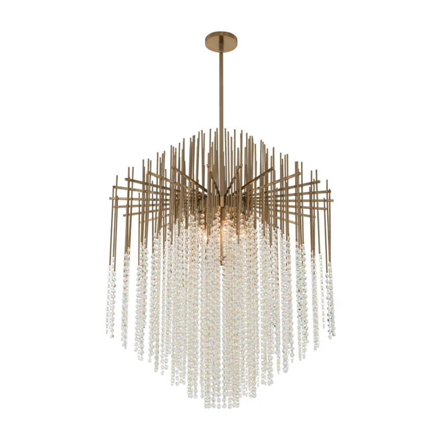 Allegri Estrella 8 Light 32" Wide Crystal Pendant - Image 2