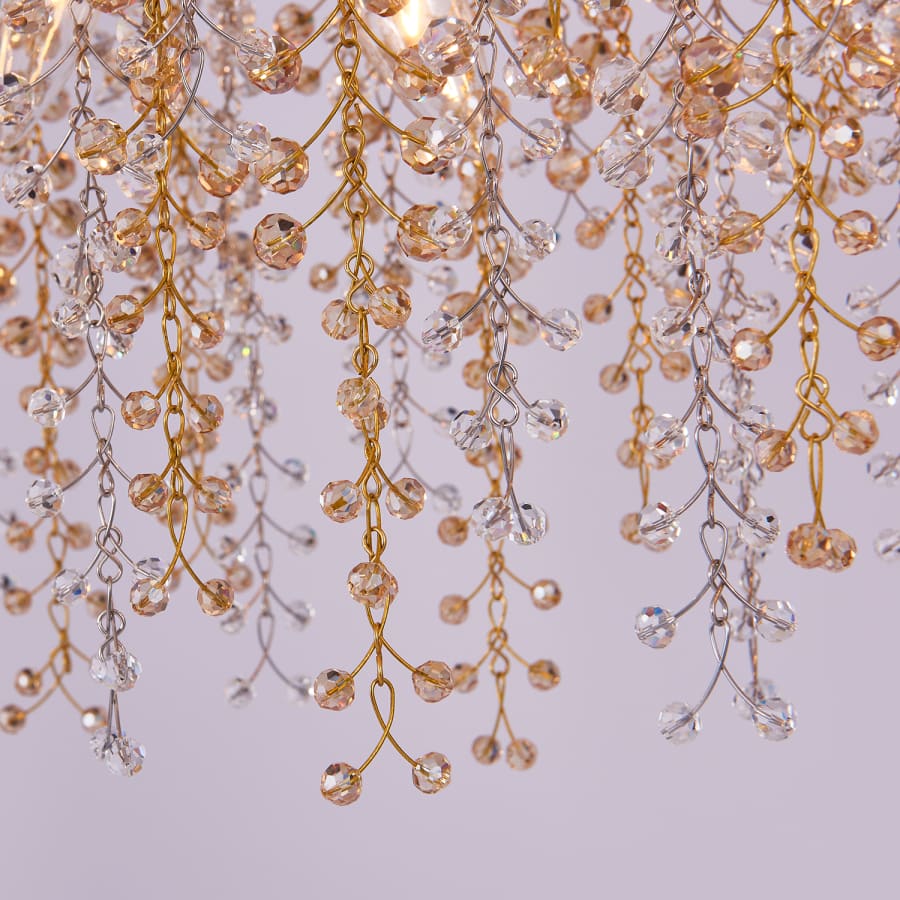 Allegri Fuji 12 Light 60" Wide Crystal Linear Pendant - Image 3