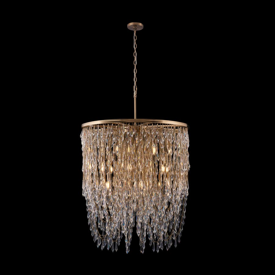 Allegri Frangia 18 Light 34" Wide Crystal Pendant - Image 2