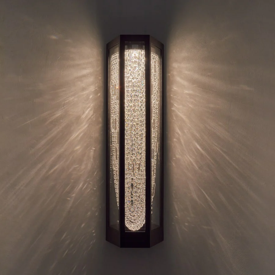 Allegri Strati Esterno 34" Tall Outdoor Wall Sconce - Image 3
