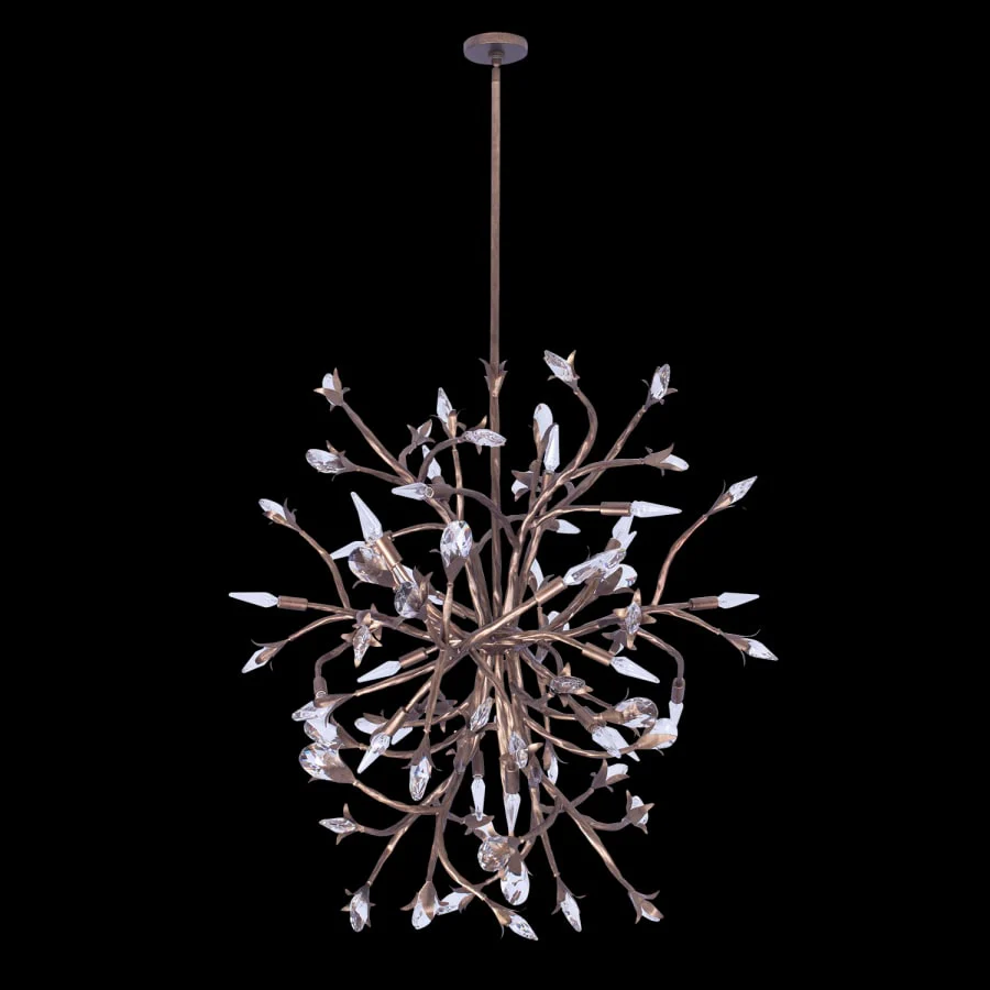 Allegri Fiore 16 Light 34" Wide Crystal Abstract Chandelier - Image 2