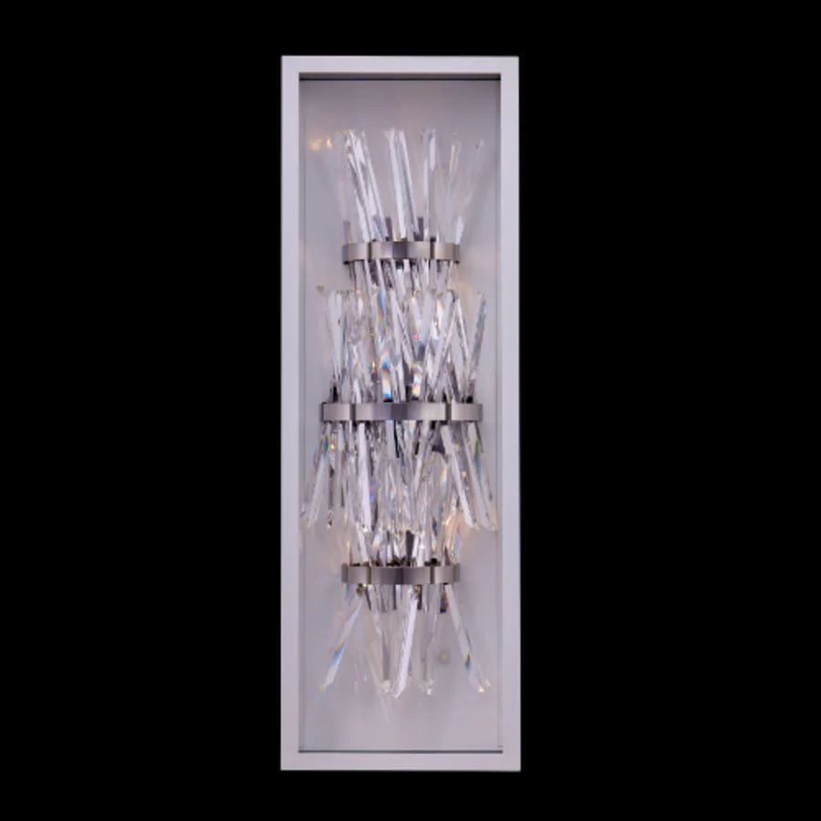 Allegri Glacier Esterno 32″ Tall LED Wall Sconce