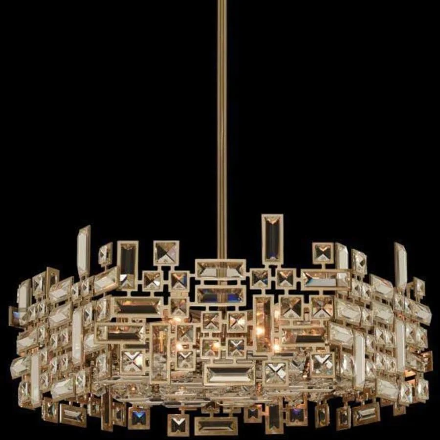Allegri Vermeer 6 Light 24″ Wide Crystal Pendant