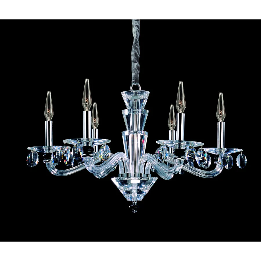 Allegri Shorecrest 6 Light 29-1/2" Wide Crystal Chandelier - Image 1