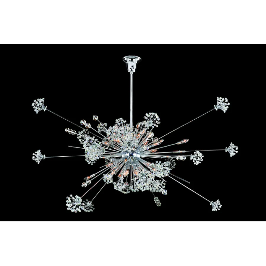 Allegri Constellation 46 Light 60" Wide Crystal Sputnik Chandelier - Image 1