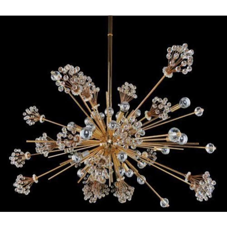 Allegri Constellation 46 Light 60″ Wide Crystal Pendant