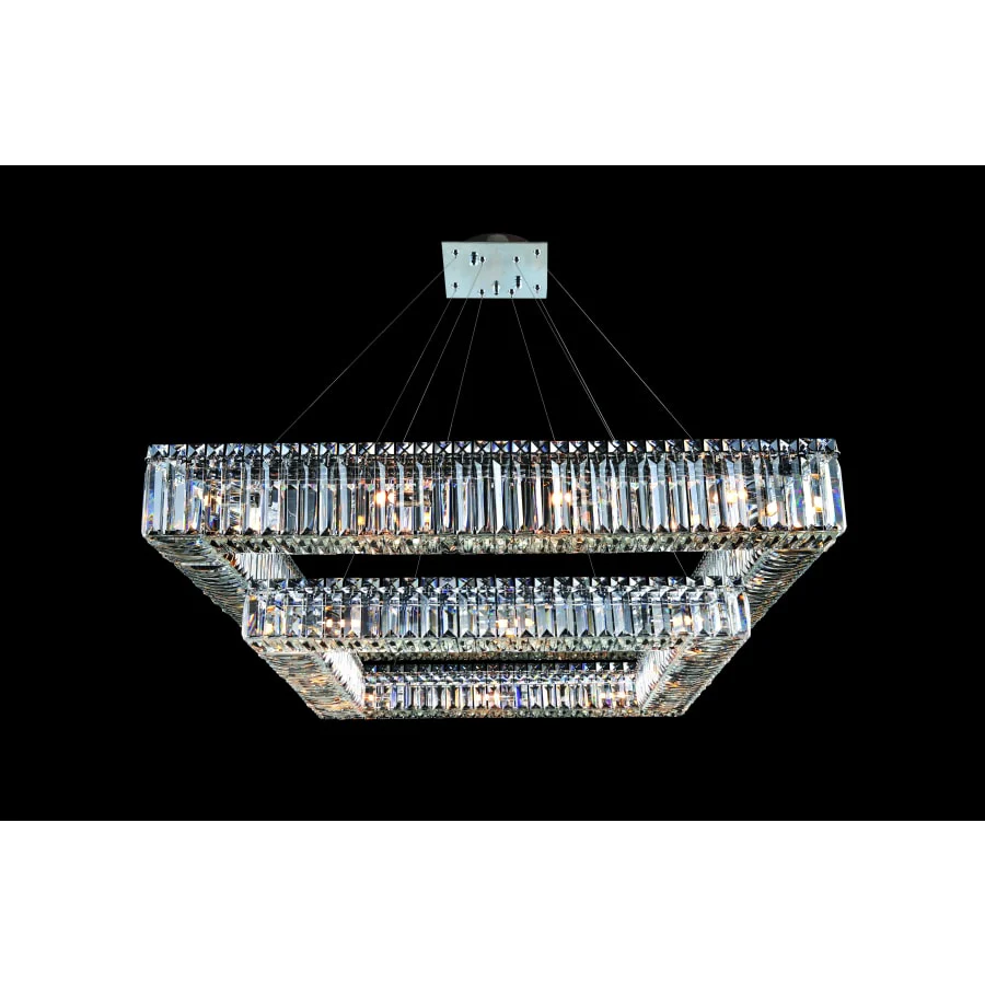 Allegri Quantum Quadro 28 Light Two Tier Chandelier - Image 1