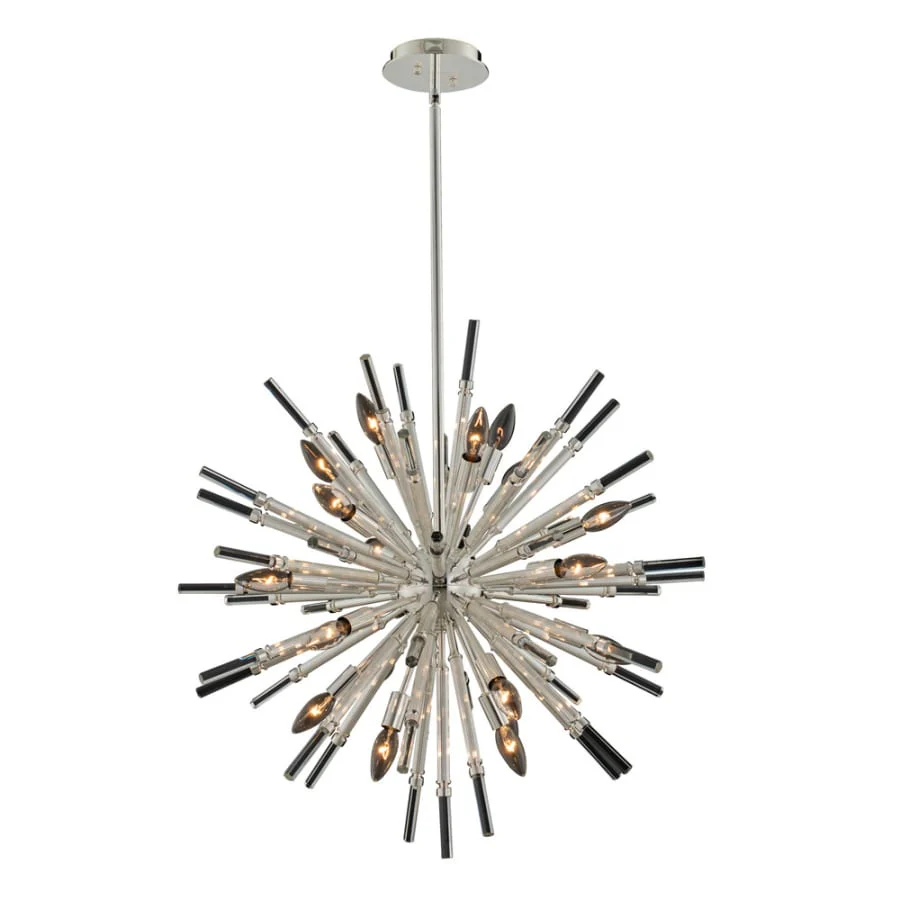 Allegri Sprazzo 19 Light 28" Wide Crystal Sputnik Chandelier - Image 2